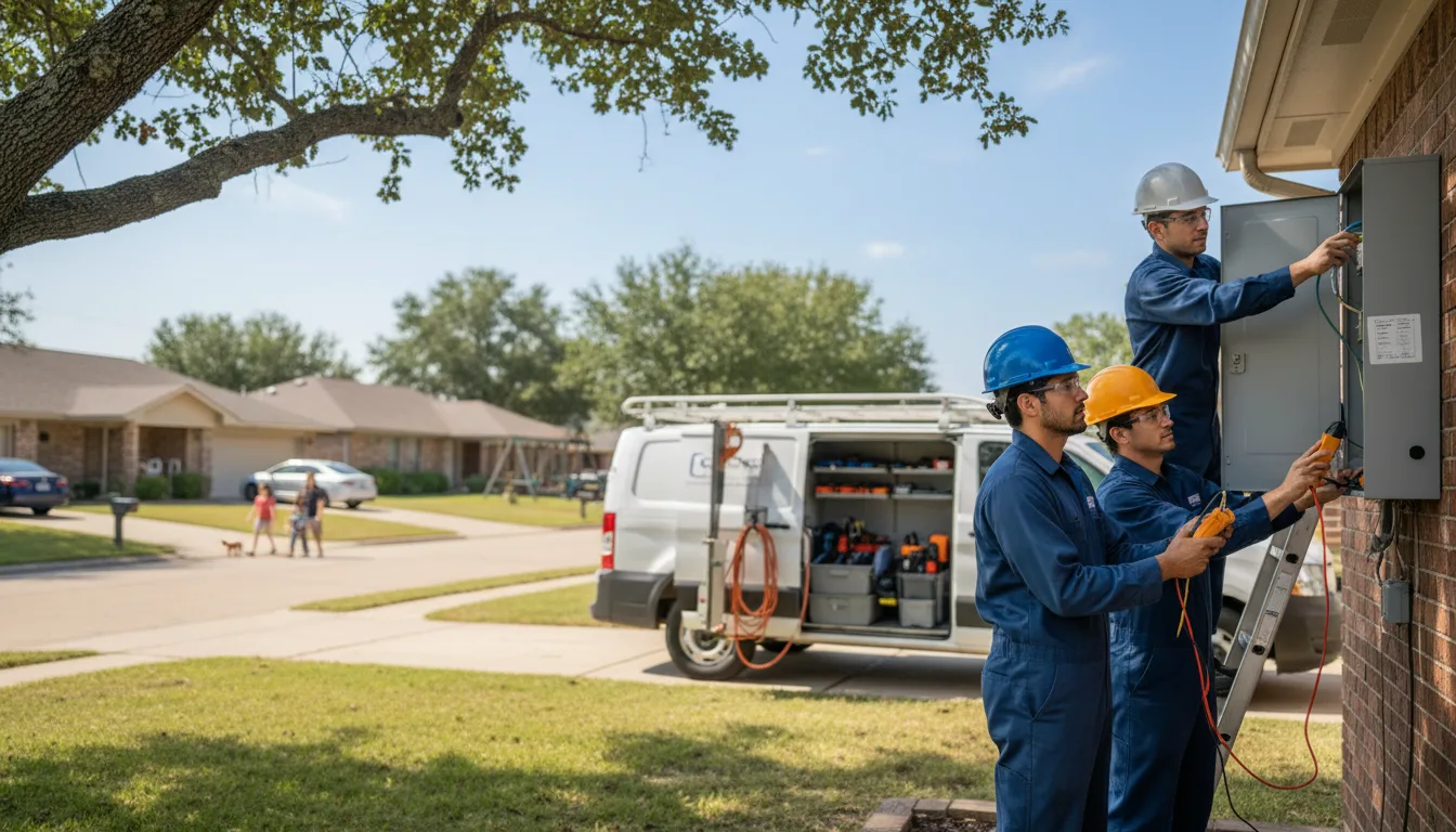 Certified electrician providing emergency electrical services in Howe, IN